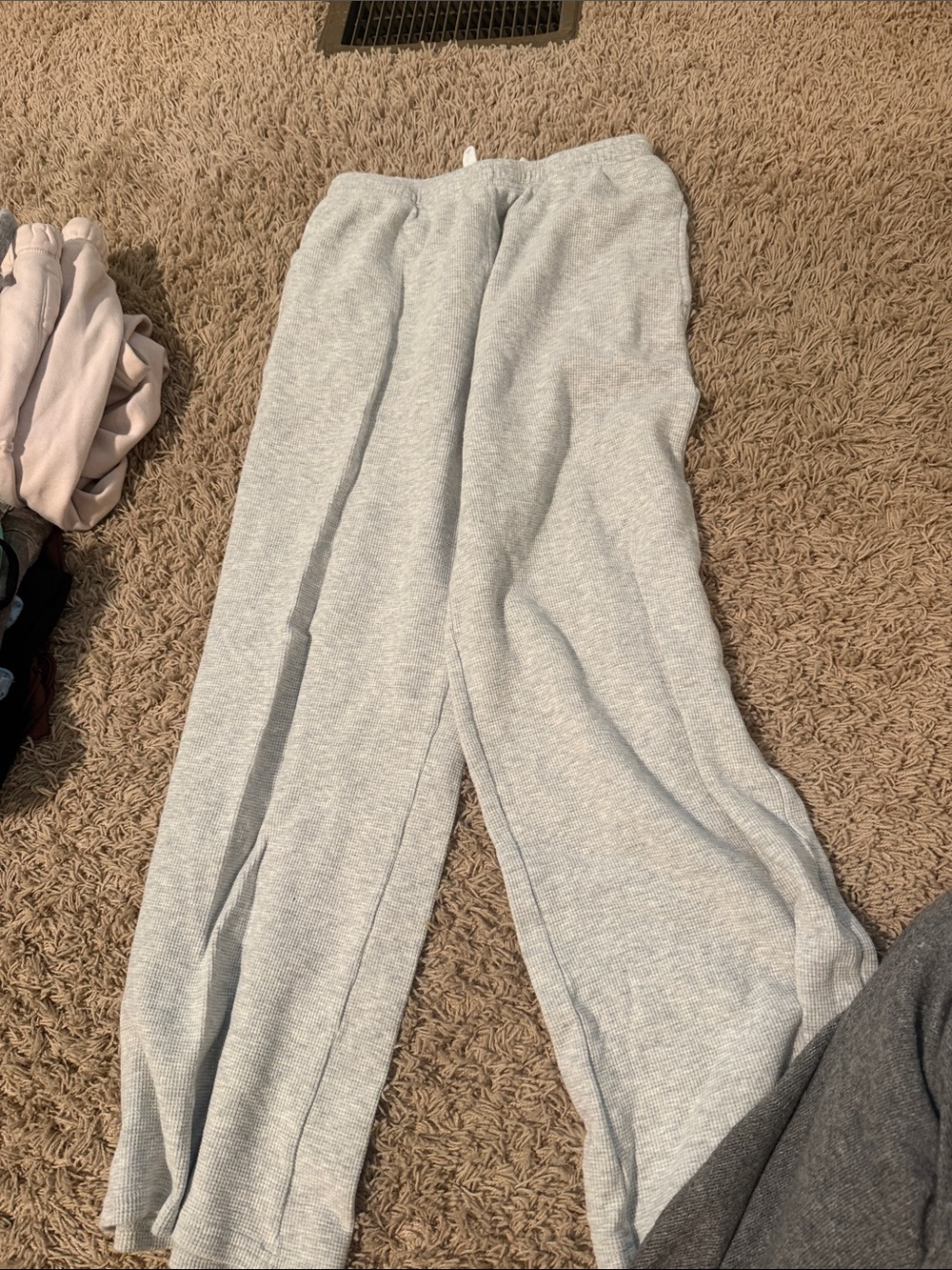 John Galt Anastasia Waffle Knit Soft Sweatpants